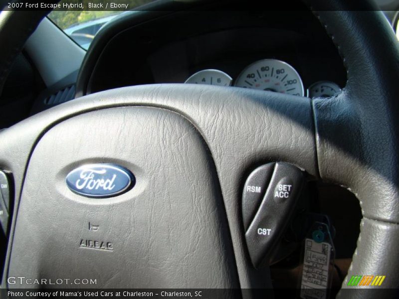 Black / Ebony 2007 Ford Escape Hybrid