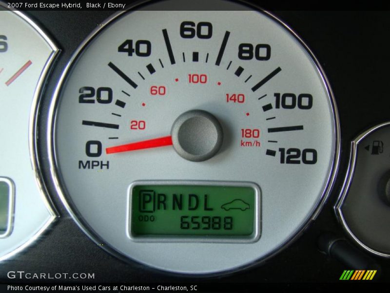 Black / Ebony 2007 Ford Escape Hybrid
