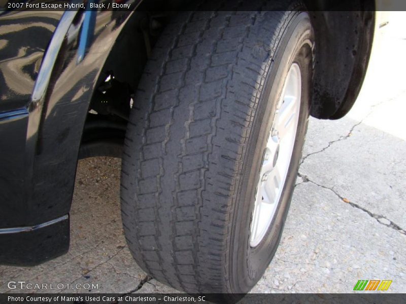Black / Ebony 2007 Ford Escape Hybrid