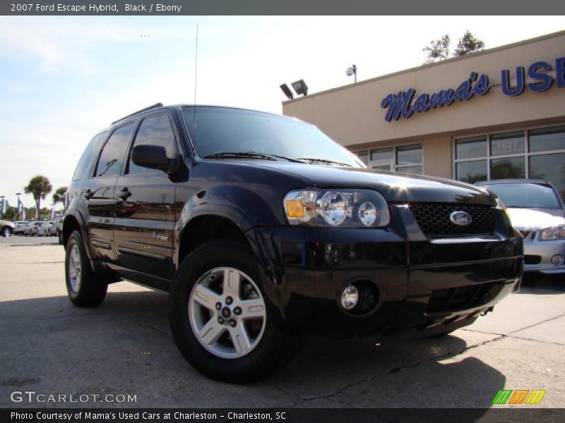 Black / Ebony 2007 Ford Escape Hybrid