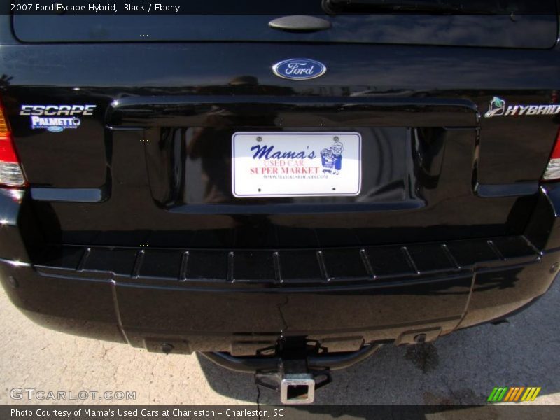 Black / Ebony 2007 Ford Escape Hybrid