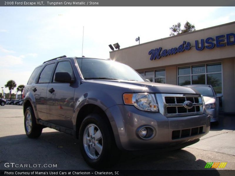 Tungsten Grey Metallic / Stone 2008 Ford Escape XLT