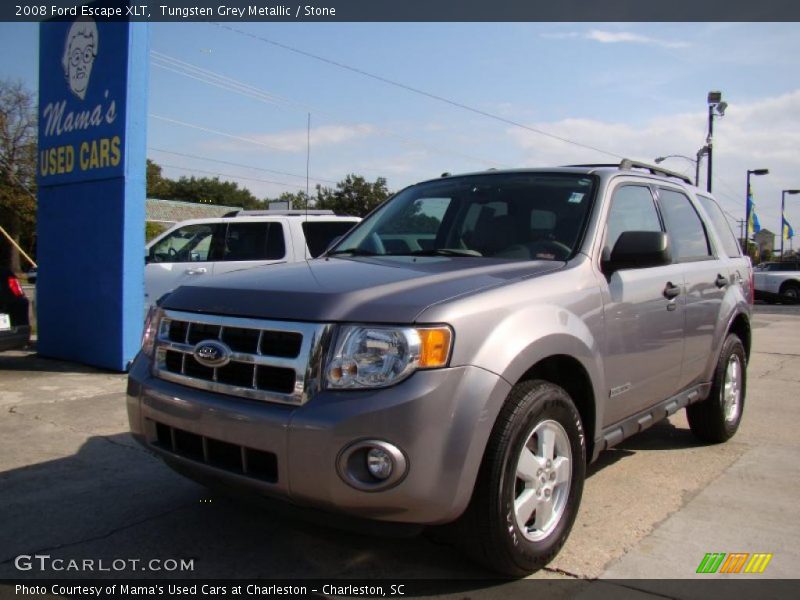 Tungsten Grey Metallic / Stone 2008 Ford Escape XLT