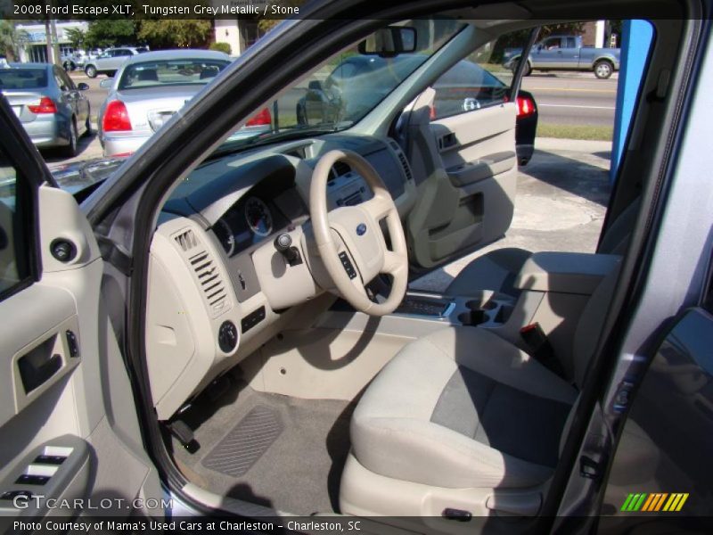 Tungsten Grey Metallic / Stone 2008 Ford Escape XLT