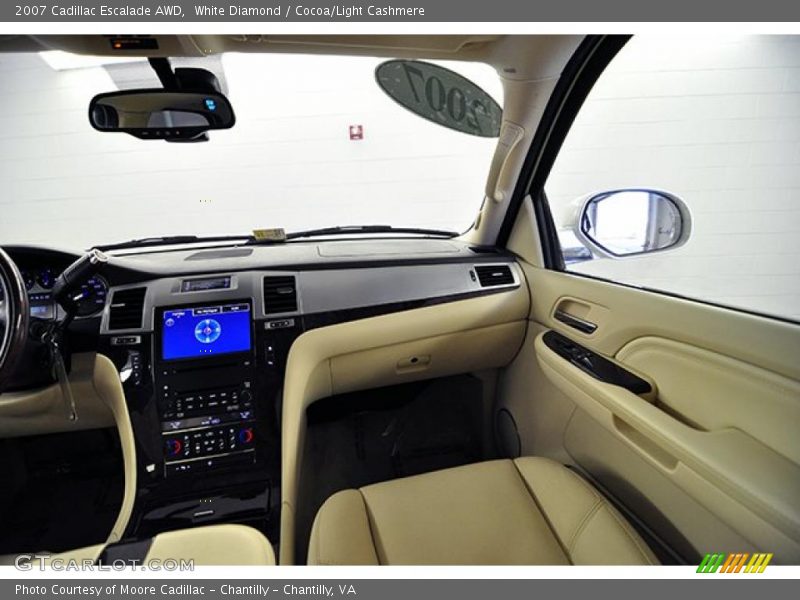 White Diamond / Cocoa/Light Cashmere 2007 Cadillac Escalade AWD