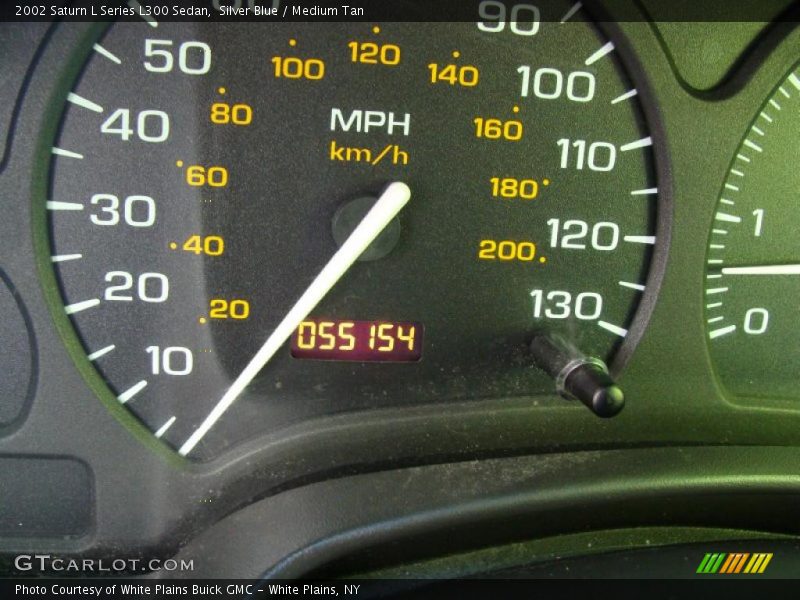 Silver Blue / Medium Tan 2002 Saturn L Series L300 Sedan