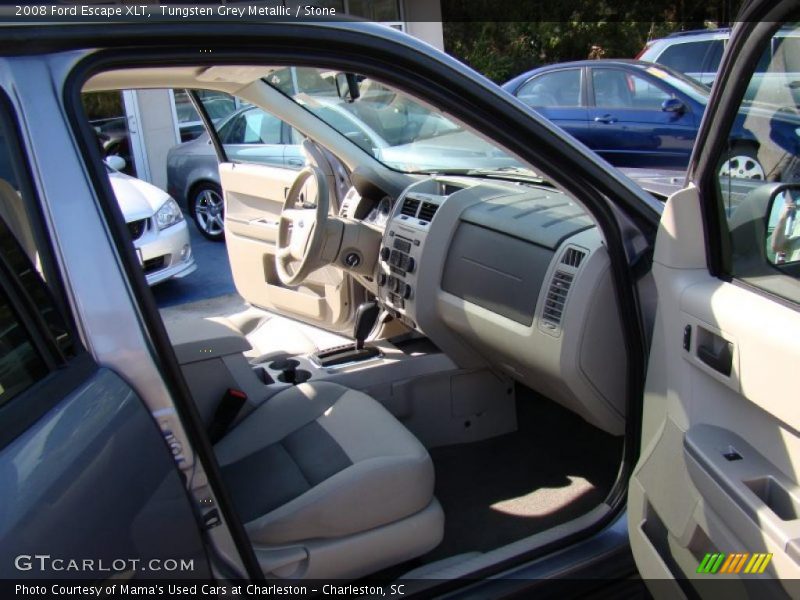 Tungsten Grey Metallic / Stone 2008 Ford Escape XLT