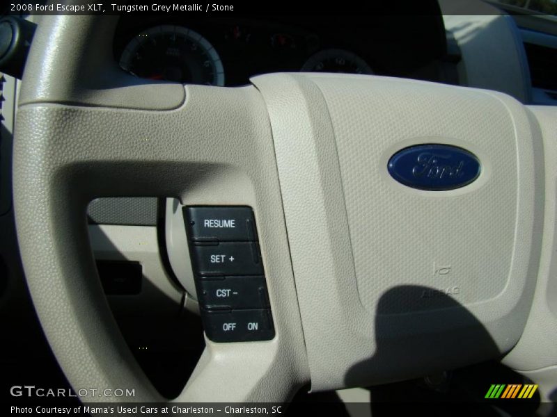 Tungsten Grey Metallic / Stone 2008 Ford Escape XLT