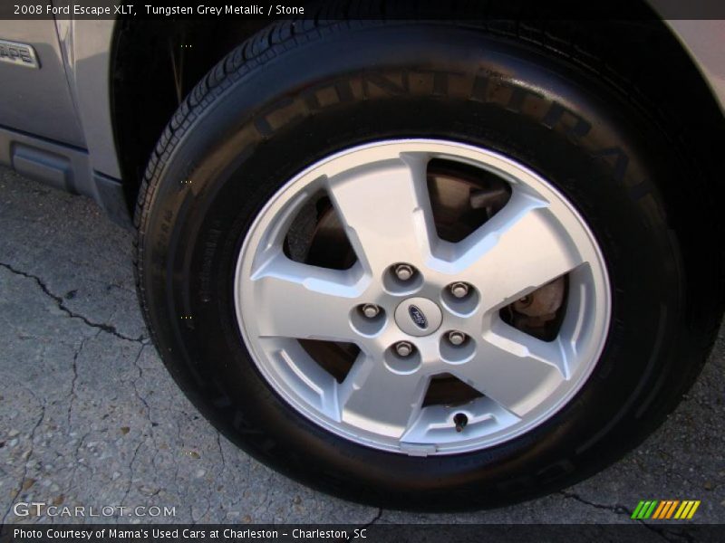 Tungsten Grey Metallic / Stone 2008 Ford Escape XLT