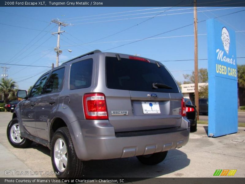 Tungsten Grey Metallic / Stone 2008 Ford Escape XLT