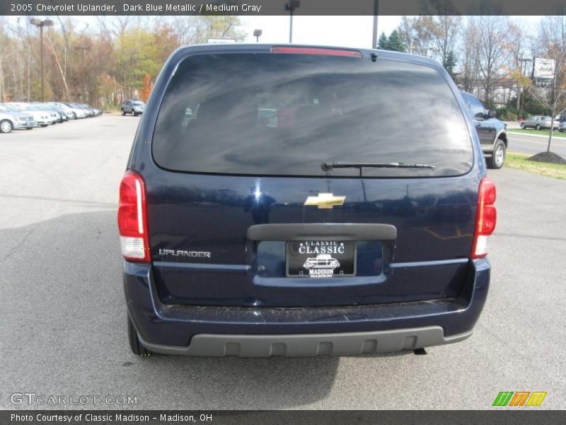 Dark Blue Metallic / Medium Gray 2005 Chevrolet Uplander