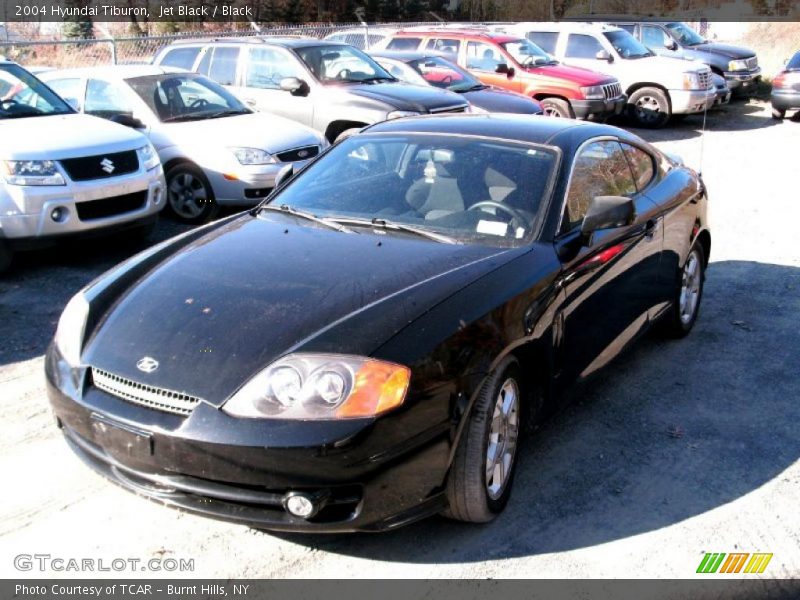 Jet Black / Black 2004 Hyundai Tiburon