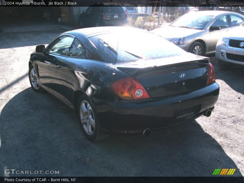 Jet Black / Black 2004 Hyundai Tiburon
