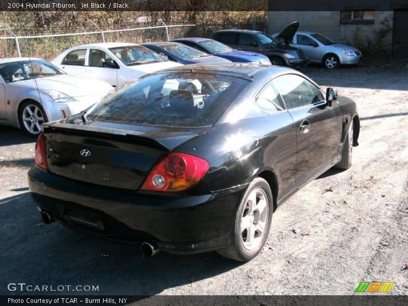Jet Black / Black 2004 Hyundai Tiburon