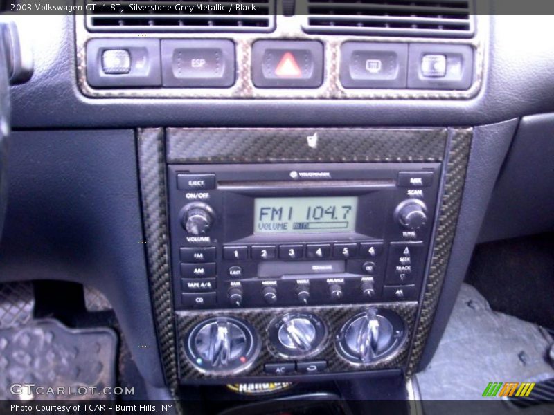 Silverstone Grey Metallic / Black 2003 Volkswagen GTI 1.8T