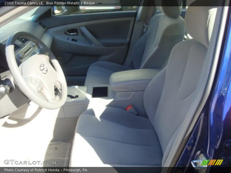 Blue Ribbon Metallic / Bisque 2009 Toyota Camry LE