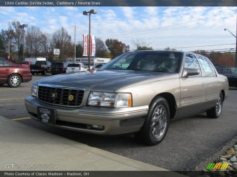 Cashmere / Neutral Shale 1999 Cadillac DeVille Sedan