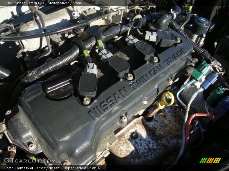 Molten Silver / Stone 2002 Nissan Sentra GXE