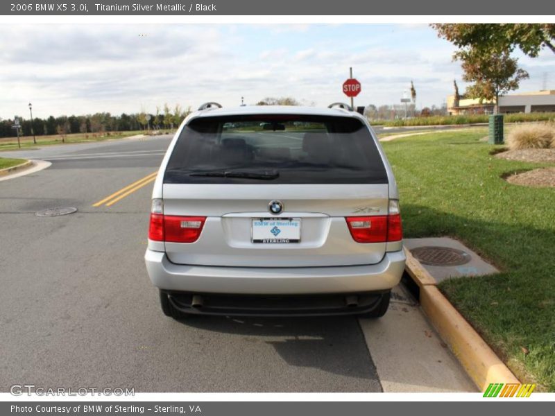 Titanium Silver Metallic / Black 2006 BMW X5 3.0i