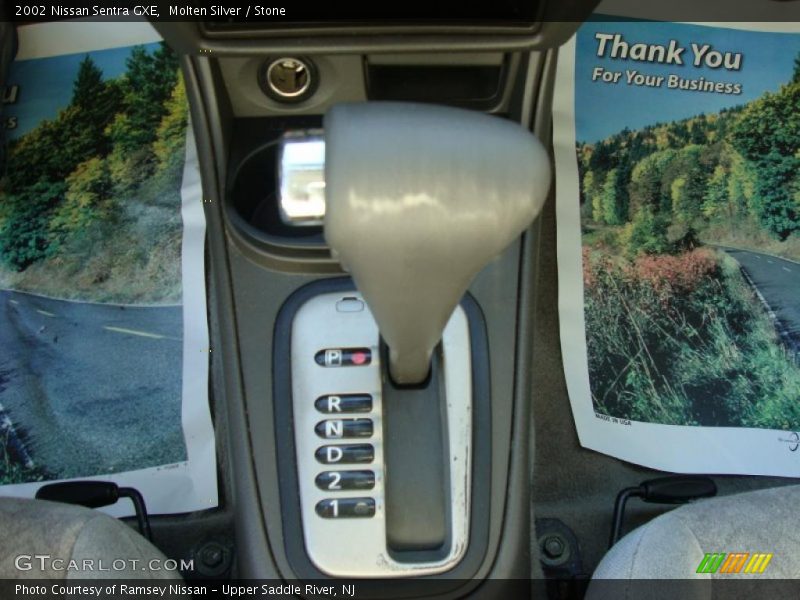Molten Silver / Stone 2002 Nissan Sentra GXE