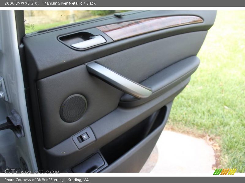 Titanium Silver Metallic / Black 2006 BMW X5 3.0i