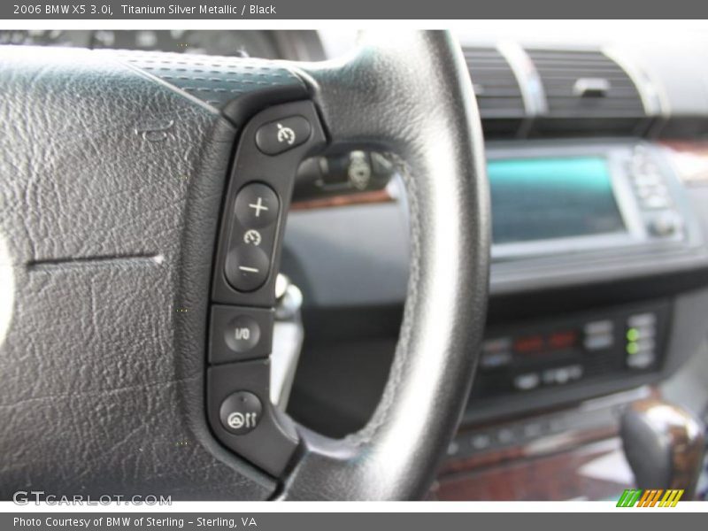 Titanium Silver Metallic / Black 2006 BMW X5 3.0i