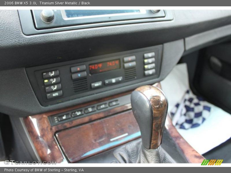 Titanium Silver Metallic / Black 2006 BMW X5 3.0i