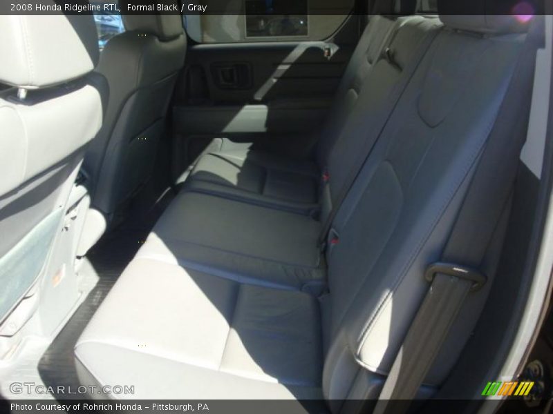 Formal Black / Gray 2008 Honda Ridgeline RTL