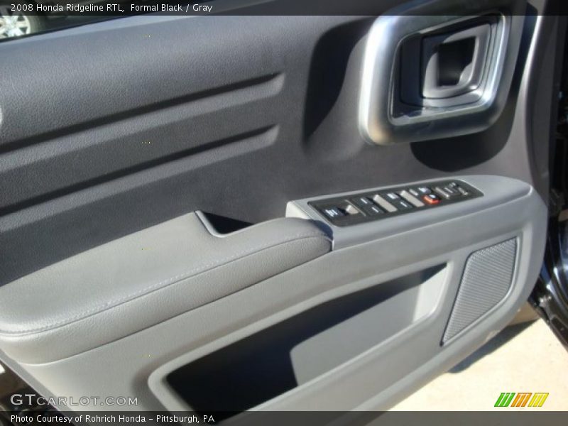 Formal Black / Gray 2008 Honda Ridgeline RTL