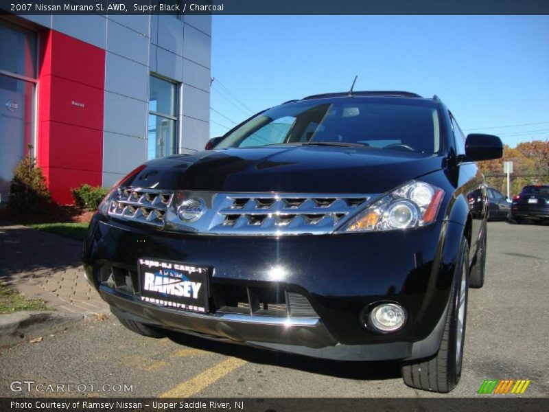 Super Black / Charcoal 2007 Nissan Murano SL AWD