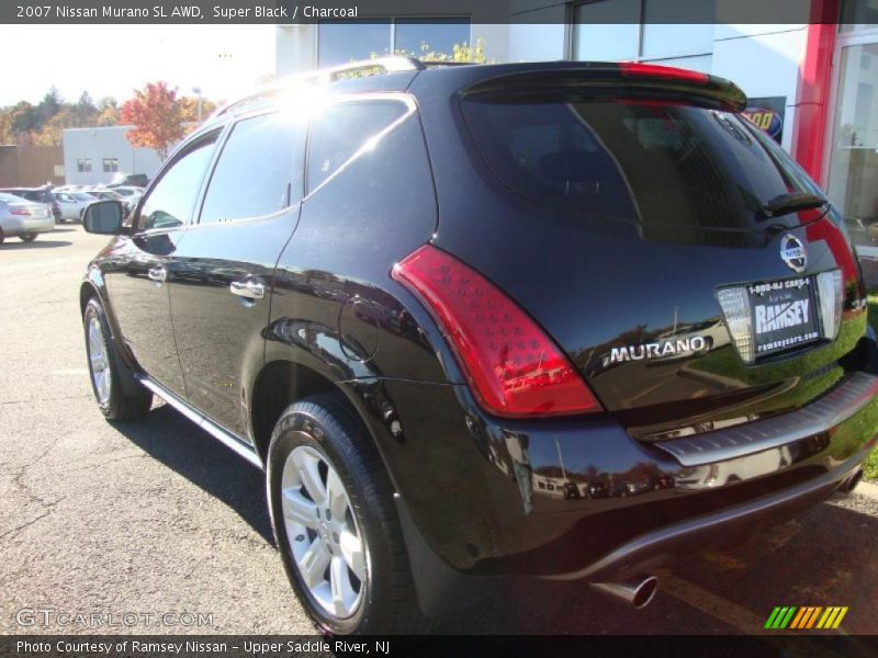 Super Black / Charcoal 2007 Nissan Murano SL AWD