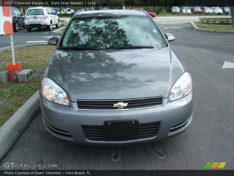 Dark Silver Metallic / Gray 2007 Chevrolet Impala LS