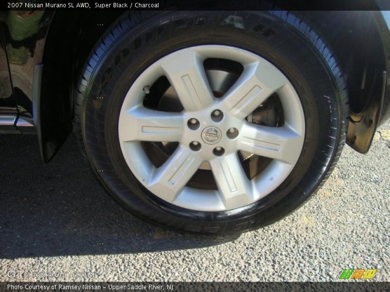 Super Black / Charcoal 2007 Nissan Murano SL AWD
