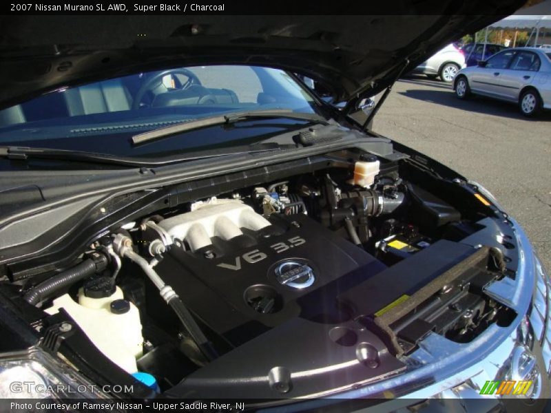 Super Black / Charcoal 2007 Nissan Murano SL AWD