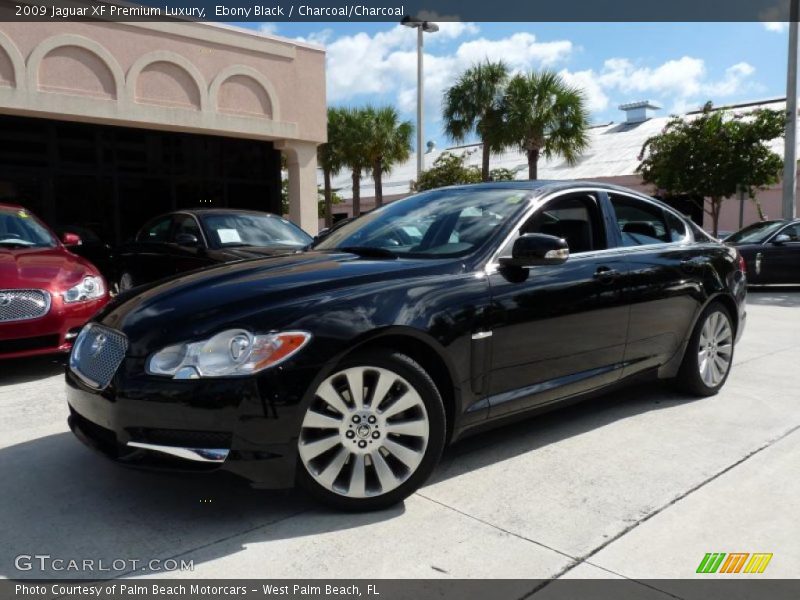 Ebony Black / Charcoal/Charcoal 2009 Jaguar XF Premium Luxury