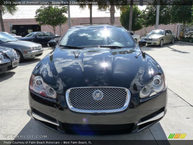 Ebony Black / Charcoal/Charcoal 2009 Jaguar XF Premium Luxury