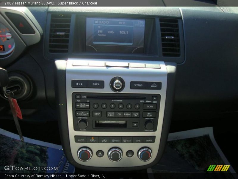 Super Black / Charcoal 2007 Nissan Murano SL AWD