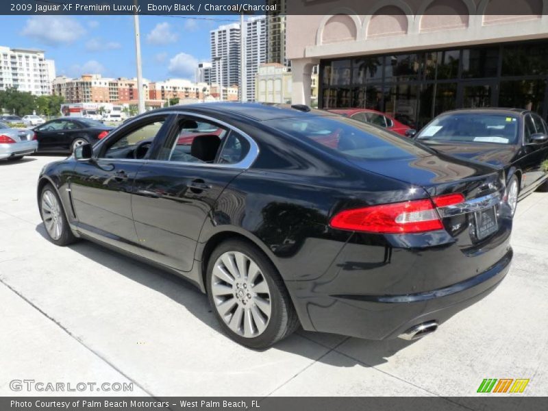 Ebony Black / Charcoal/Charcoal 2009 Jaguar XF Premium Luxury