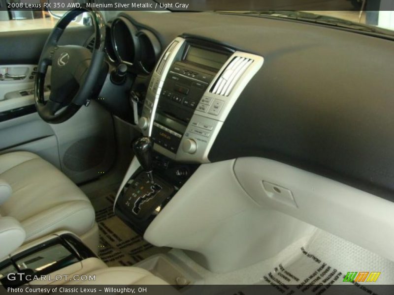 Millenium Silver Metallic / Light Gray 2008 Lexus RX 350 AWD