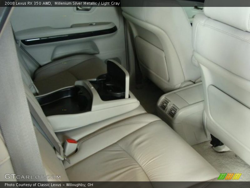 Millenium Silver Metallic / Light Gray 2008 Lexus RX 350 AWD