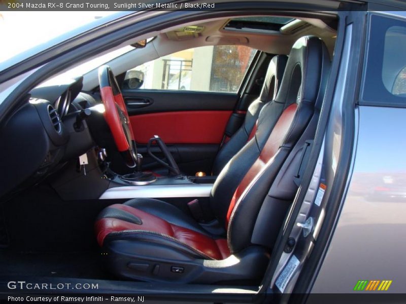 Sunlight Silver Metallic / Black/Red 2004 Mazda RX-8 Grand Touring