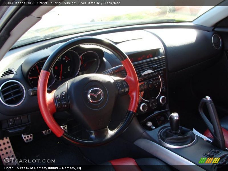 Sunlight Silver Metallic / Black/Red 2004 Mazda RX-8 Grand Touring