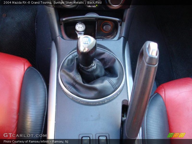 Sunlight Silver Metallic / Black/Red 2004 Mazda RX-8 Grand Touring