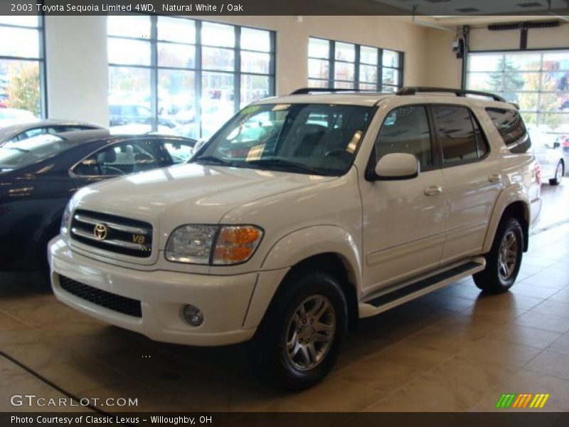 Natural White / Oak 2003 Toyota Sequoia Limited 4WD