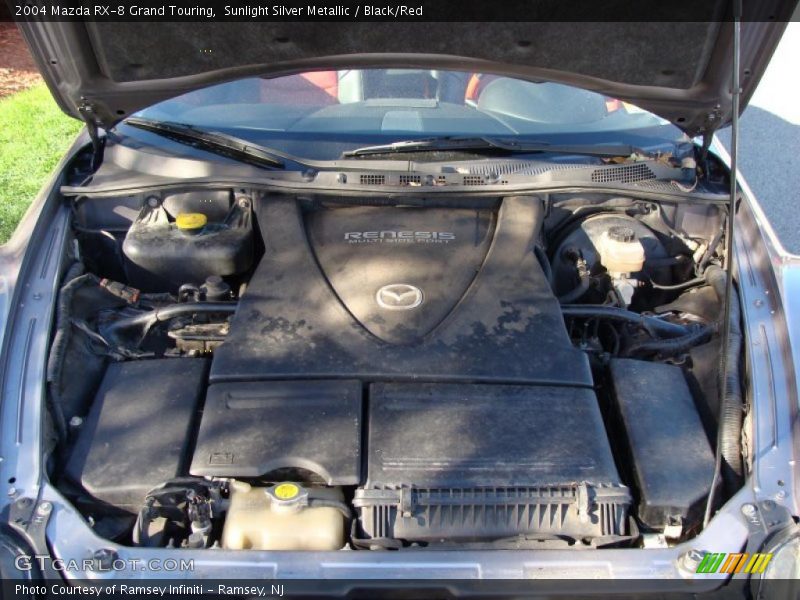 Sunlight Silver Metallic / Black/Red 2004 Mazda RX-8 Grand Touring