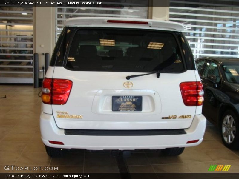 Natural White / Oak 2003 Toyota Sequoia Limited 4WD