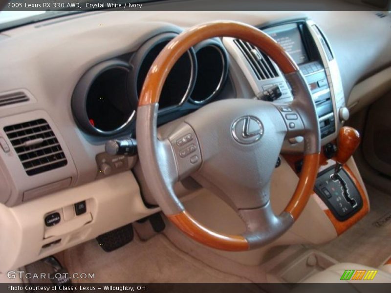 Crystal White / Ivory 2005 Lexus RX 330 AWD