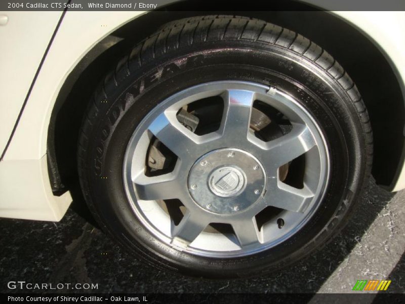 White Diamond / Ebony 2004 Cadillac CTS Sedan