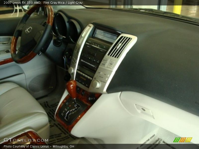 Flint Gray Mica / Light Gray 2007 Lexus RX 350 AWD