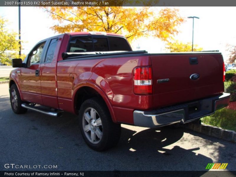 Redfire Metallic / Tan 2007 Ford F150 FX2 Sport SuperCab